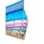 Ticket Book-Square Counter Book-blue